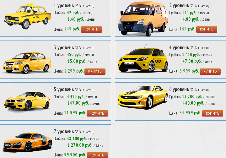 тачки Taxi Money