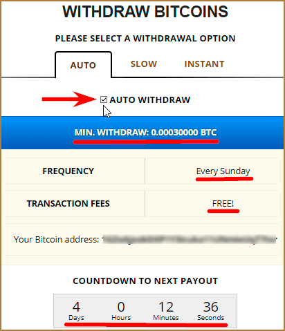 Заработок биткоинов на FreeBitco.in