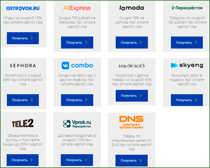 Текущие скидки и специальные предложения от Visa для безопасного и выгодного онлайн-шопинга